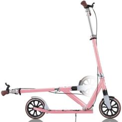 Самокат Globber NL205 Deluxe с ручным тормозом Пастельно-розовый Фото 4