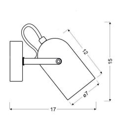 Бра Candellux 91-66473 GRAY Фото 1