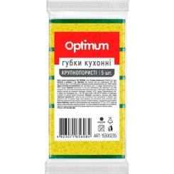 Губки кухонные PRO service Optimum Крупнопористі 5 шт. Фото