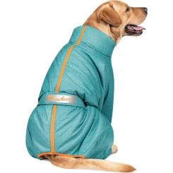Комбинезон для животных Pet Fashion «Cold» для такс XS (бірюзовий) Фото 1