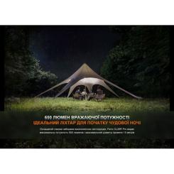 Фонарь Fenix кемпінговий CL26R Pro Темно-зелений Фото 5