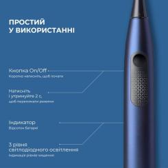 Электрическая зубная щетка Oclean F1 Dark Blue Фото 5