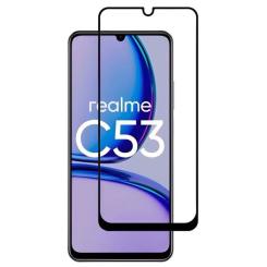 Стекло защитное BeCover Realme C53 Black Фото 1