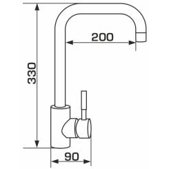 Смеситель GRANADO Oviedo LUX white Фото 5