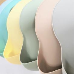 Нагрудничек MinikOiOi Basics-Bib 2 шт (Mellow Yellow/Powder Grey) Фото 1