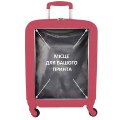 Чемодан Semi Line Прозора панель 20" S Червона Фото 2