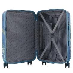 Чемодан Semi Line Pattern 24" M Blue Фото 5