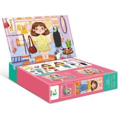 Обучающий набор DoDo Магнітна гра Одягалка Модниця Фото 1