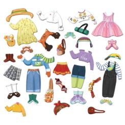 Обучающий набор DoDo Магнітна гра Одягалка Модниця Фото 3