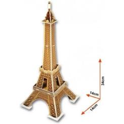 Пазл Cubic Fun 3D Эйфелева башня мини Фото 1
