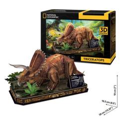Пазл Cubic Fun 3D National Geographic Dino Трицератопс Фото 4