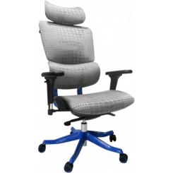 Офисное кресло GT Racer X-626 Gray/Blue Фото