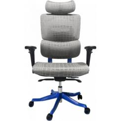 Офисное кресло GT Racer X-626 Gray/Blue Фото 1