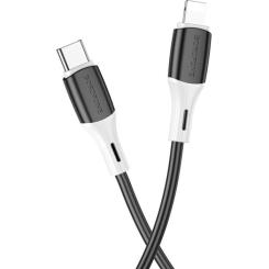 Дата кабель BOROFONE USB-C to Lightning 1.0m BX79 3A Фото 1