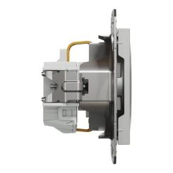 Розетка Schneider Electric ASFORA зі штор. алюміній Фото 2