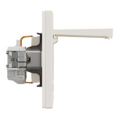 Розетка Schneider Electric ASFORA з кришкою, крем Фото 2