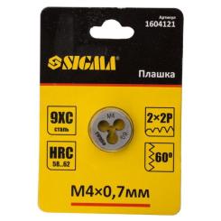 Плашка Sigma М4x0.7мм Фото 2