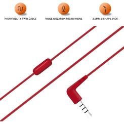 Наушники JBL C50 HI Red Фото 2