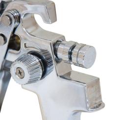 Краскопульт Sigma HVLP 1.4 (хром) верхний бак, (пласт) Фото 4