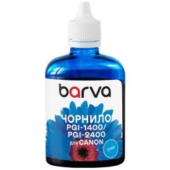 Чернила Barva Canon PGI-1400/PGI-2400 100 мл, C Pigm. Фото