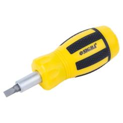 Набор отверток Sigma с реверсом MINI c битами 6шт CrV Фото 2