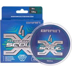 Шнур Brain Scout 4X 150m (camo) 0.148mm 8.6kg Фото