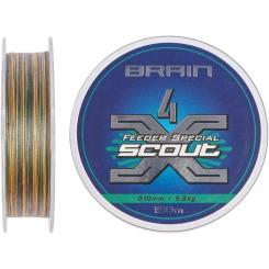 Шнур Brain Scout 4X 150m (camo) 0.148mm 8.6kg Фото 1
