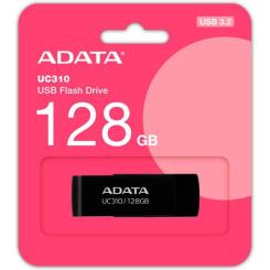 USB флеш накопитель ADATA 128GB UC310 USB 3.2 Black Фото 3