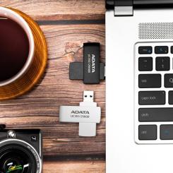 USB флеш накопитель ADATA 128GB UC310 USB 3.2 Black Фото 6