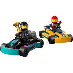 Конструктор LEGO City Картинг и гонщики 99 деталей Фото 1