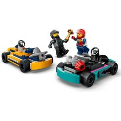 Конструктор LEGO City Картинг и гонщики 99 деталей Фото 3