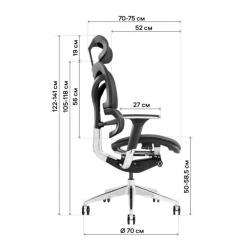 Офисное кресло GT Racer X-782 Black Фото 10