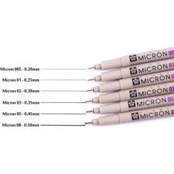 Лайнер Sakura Pigma Micron (0.1) 0,25 мм Сепия Фото 6