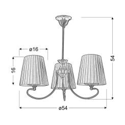 Люстра Candellux MOZART Фото 1