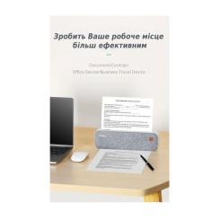 Принтер чеков UKRMARK A40GR А4, Bluetooth, USB, серый Фото 1
