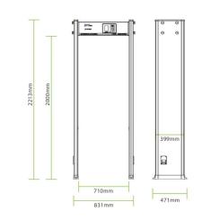 Металлоискатель ZKTeco ZK-D1065 Фото 3