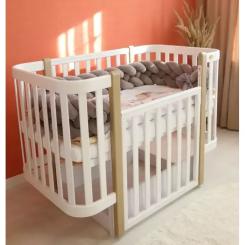 Кроватка Angelo Magic (мокко) дерево120х60 Фото