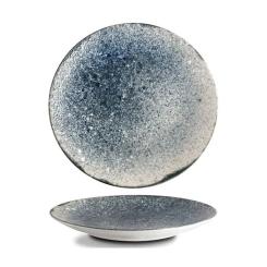 Тарелка G.Benedikt Isabelle Rustic кругла 27 см Navy Blue Фото