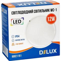 Светильник Delux WC-1 12 Вт 5000K IP54 Фото 3