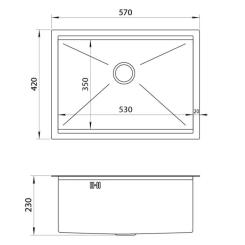 Мойка кухонная Nett NB-5742 Фото 5