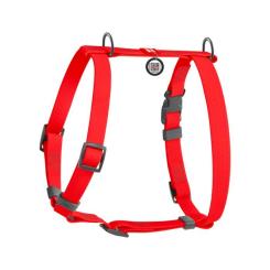 Шлей для собак WAUDOG Waterproof Н-образная анатомическая XL красная Фото 1