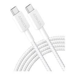 Дата кабель Anker USB-C to USB-C 1.8m 322 White Фото 1