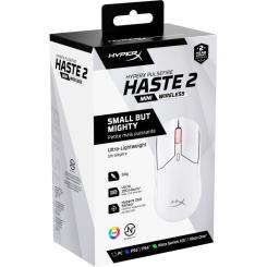 Мышка HyperX Pulsefire Haste 2 Mini Wireless White Фото 8