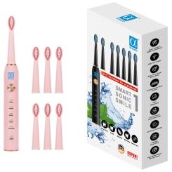 Электрическая зубная щетка AHealth SMART SONIC SMILE 1 pink Фото