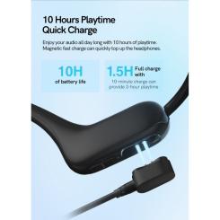 Наушники QCY Crossky Link T22 Midnight Black Фото 7