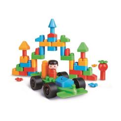 Конструктор PolyM Город 50 деталей Фото 1