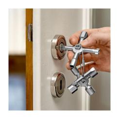 Ключ KNIPEX TwinKey для электрошкафов Фото 2