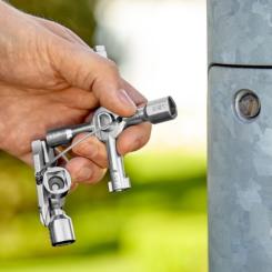 Ключ KNIPEX TwinKey для электрошкафов Фото 6