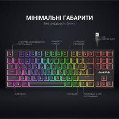 Клавиатура GamePro MK80R Red Switch RGB USB Black Фото 7