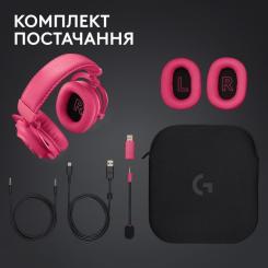 Наушники Logitech G Pro X 2 Lightspeed Wireless Magenta Фото 10